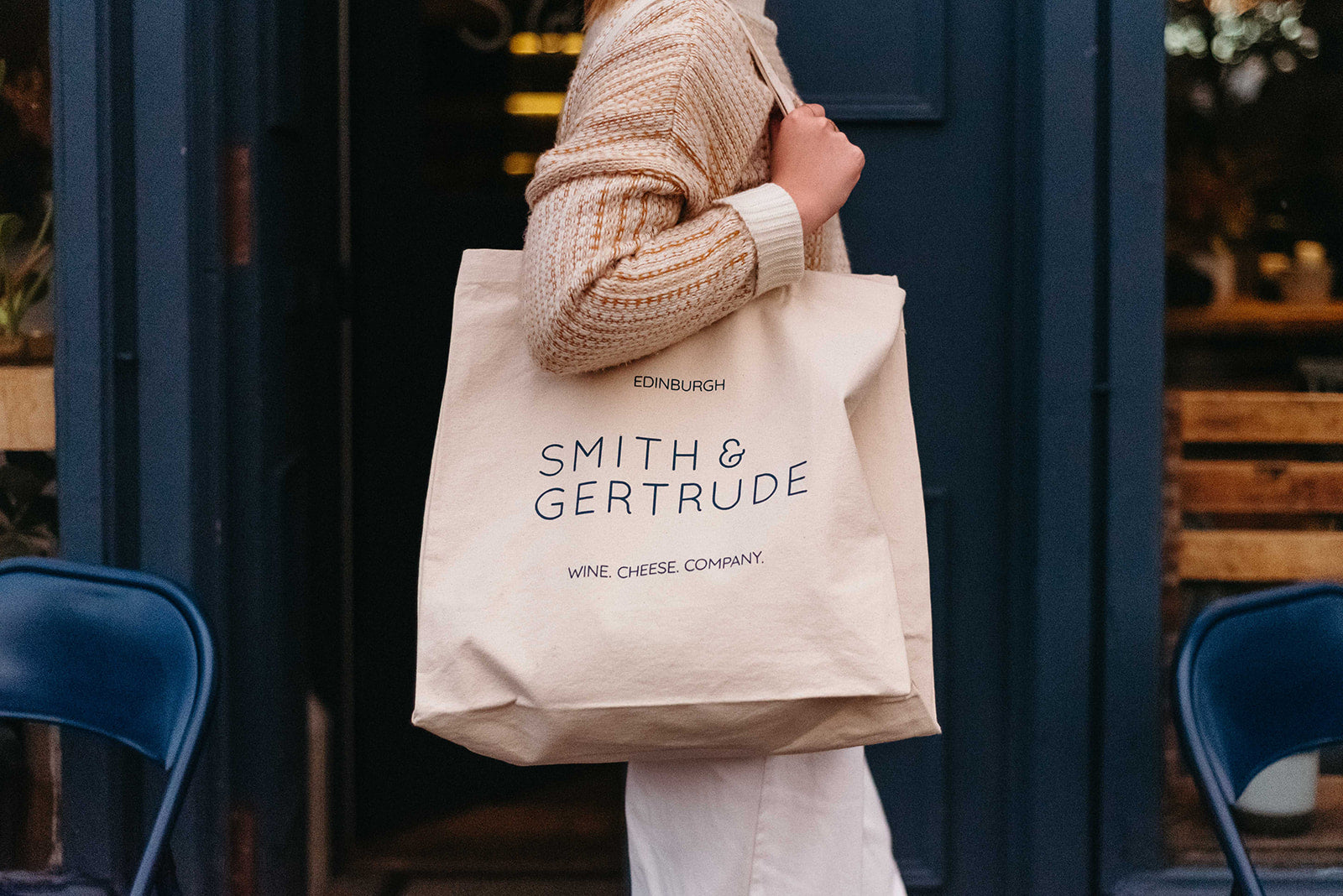 Smith & Gertrude Wine & Tote Bag Gift Pack